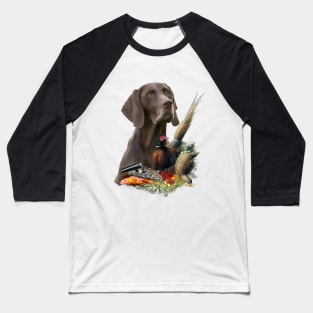 German Shorthaired Pointer with pheasant Baseball T-Shirt